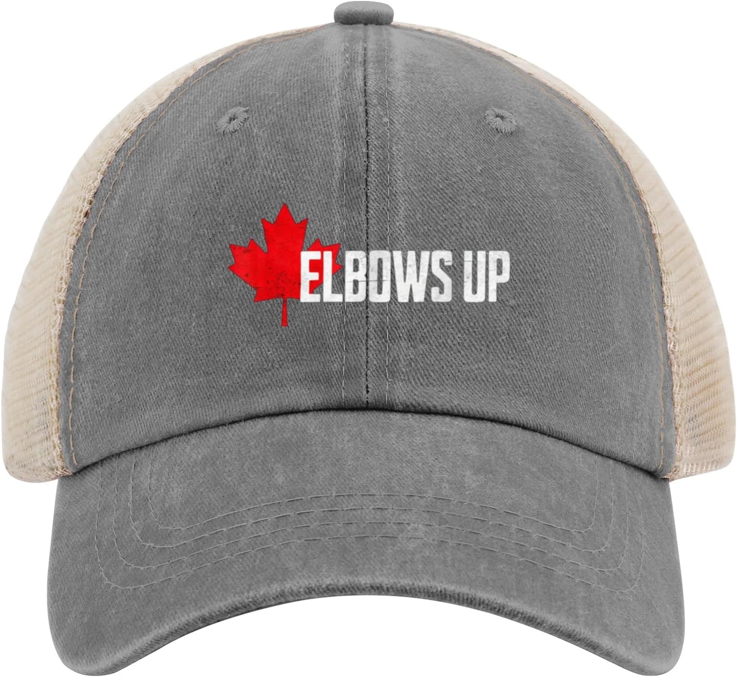 Elbows Up Canada Funny Trucker Hat for Men