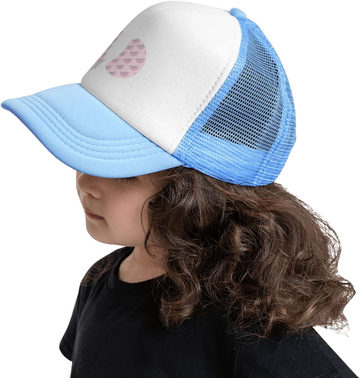 Kids Baseball HatAdjustable Mesh Breathable Baseball Cap for Ages 4-10