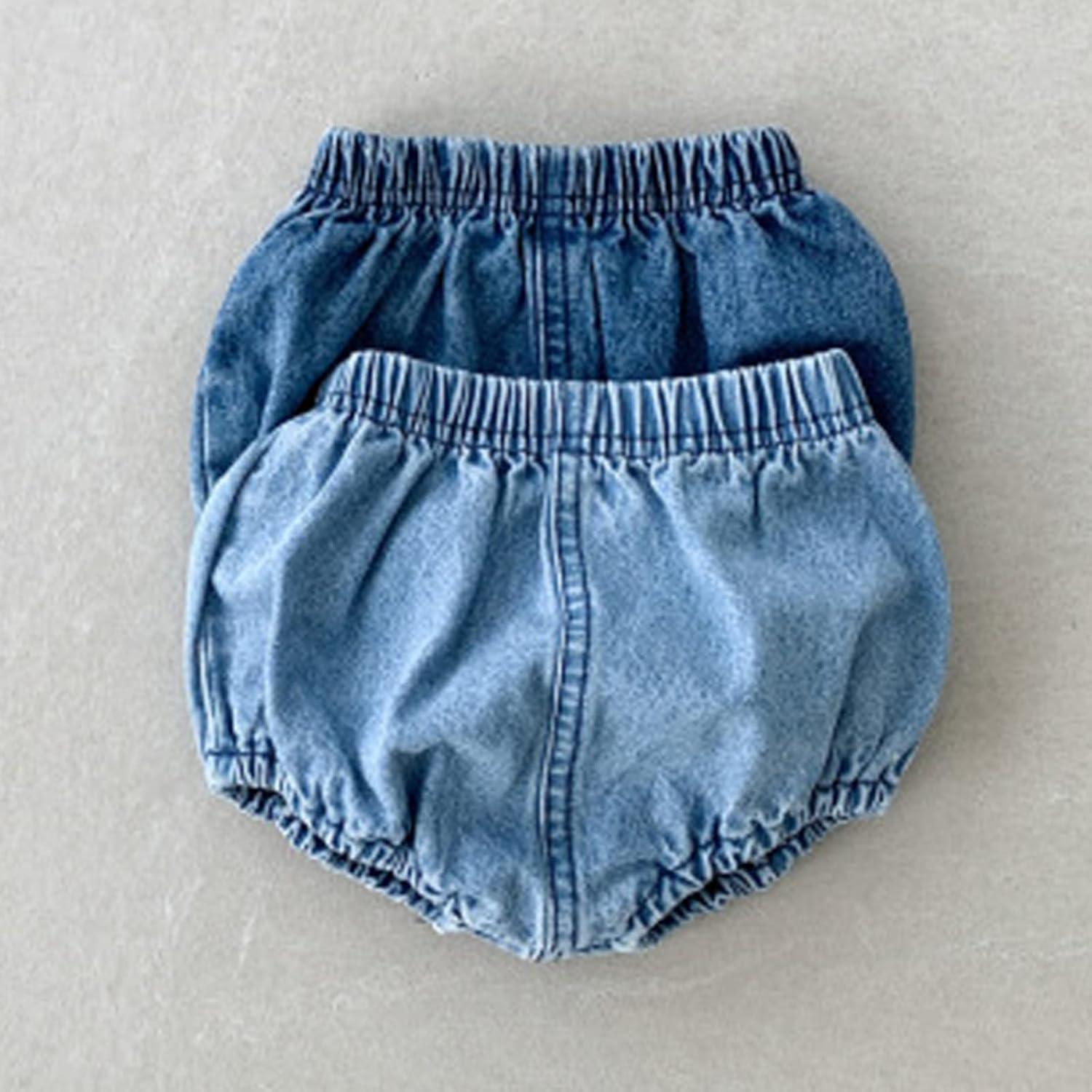EISHOW Baby Denim Bloomers 2pcs Shorts Set for 0-3 Years