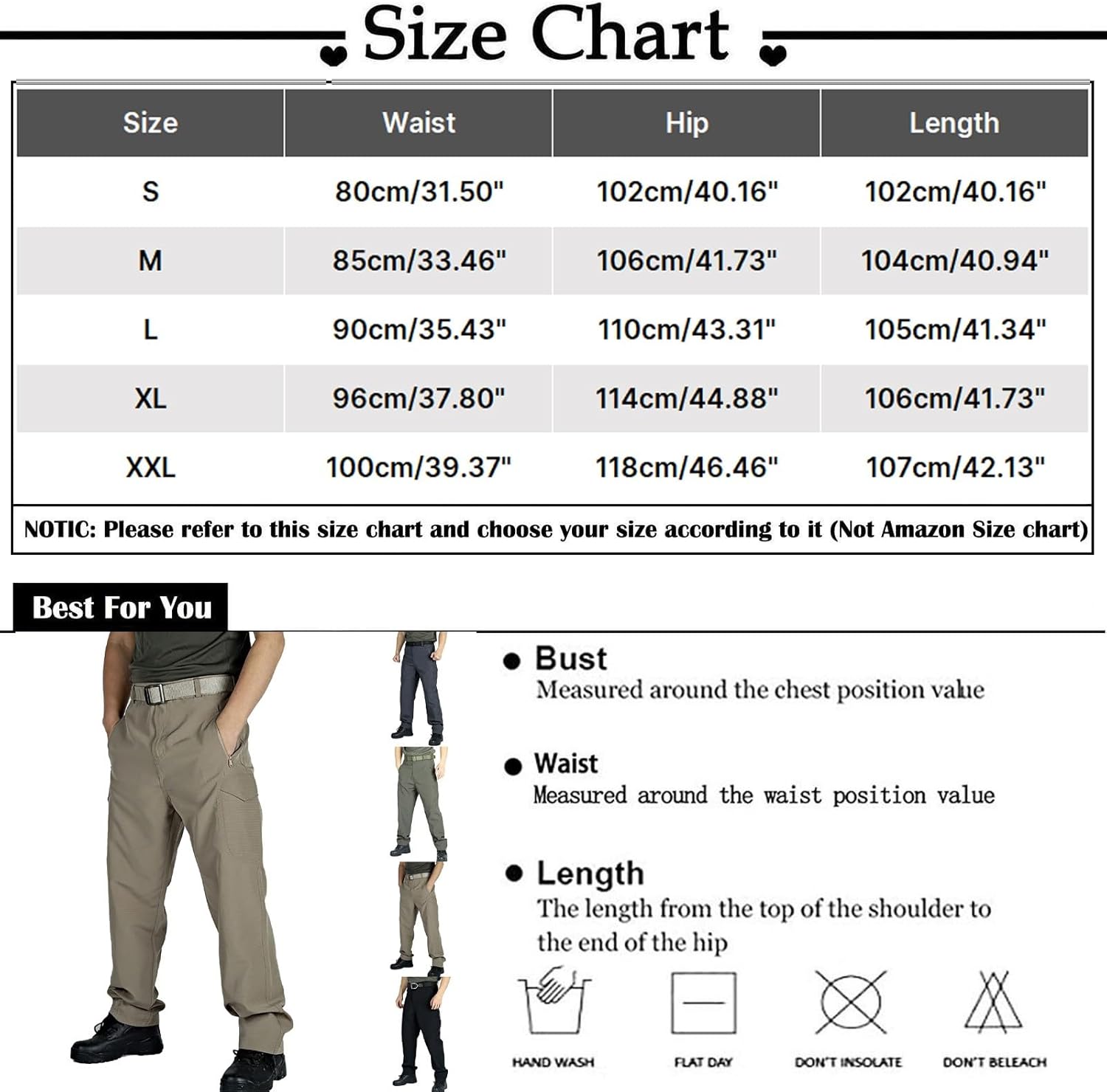 Mens Rip-Stop Cargo Pants Waterproof Multi-Pockets Tactical Workpants