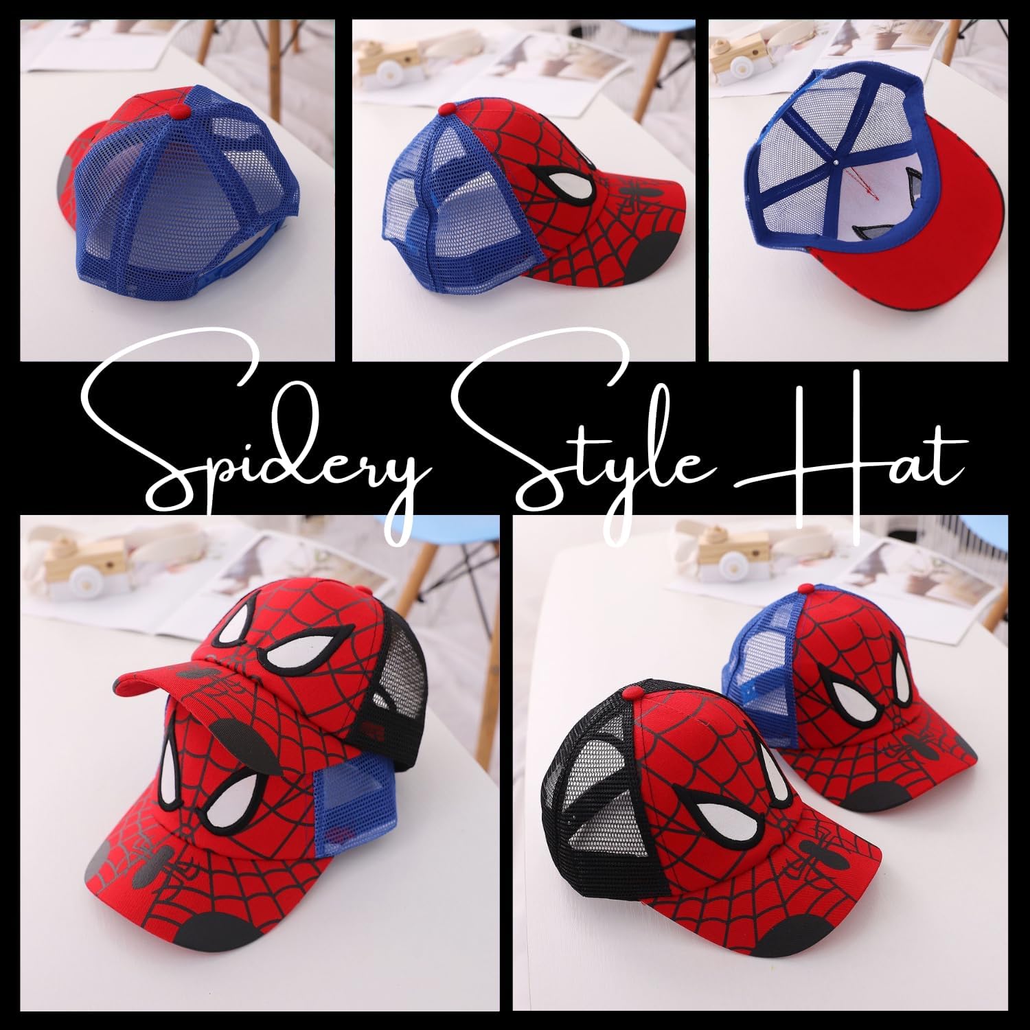 Unisex Kids Spidey-Style Baseball Hat