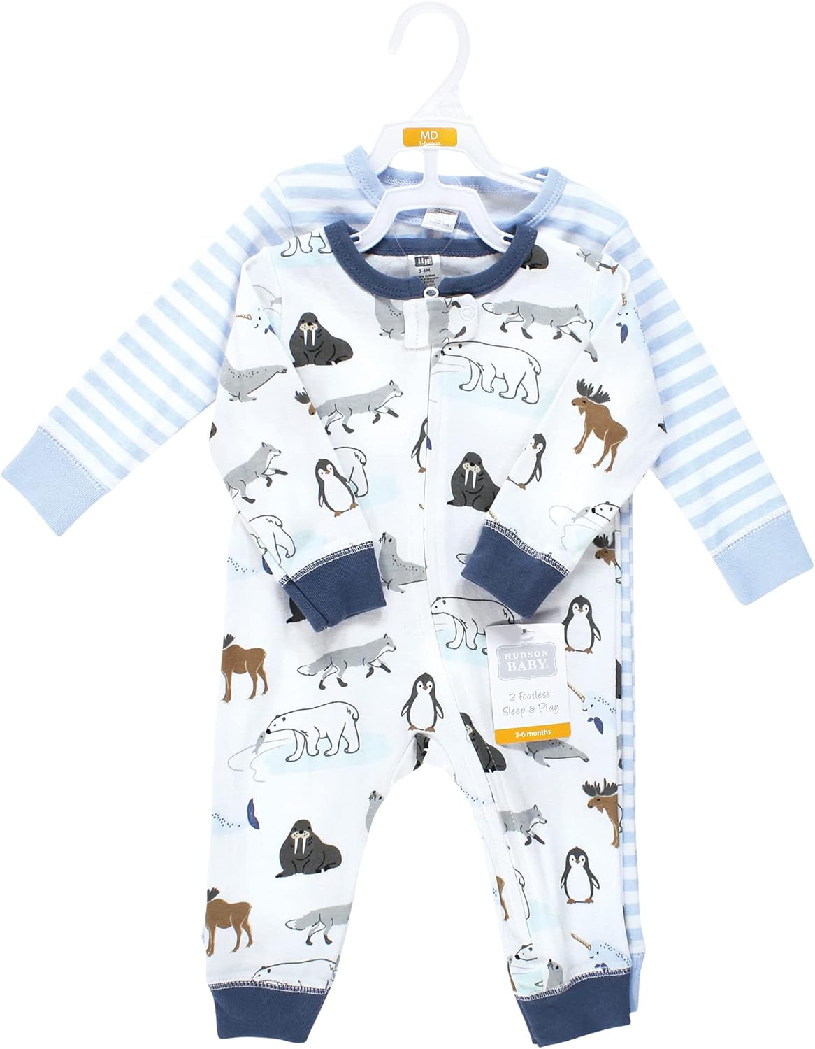 Hudson Baby Baby Cotton Sleep Play