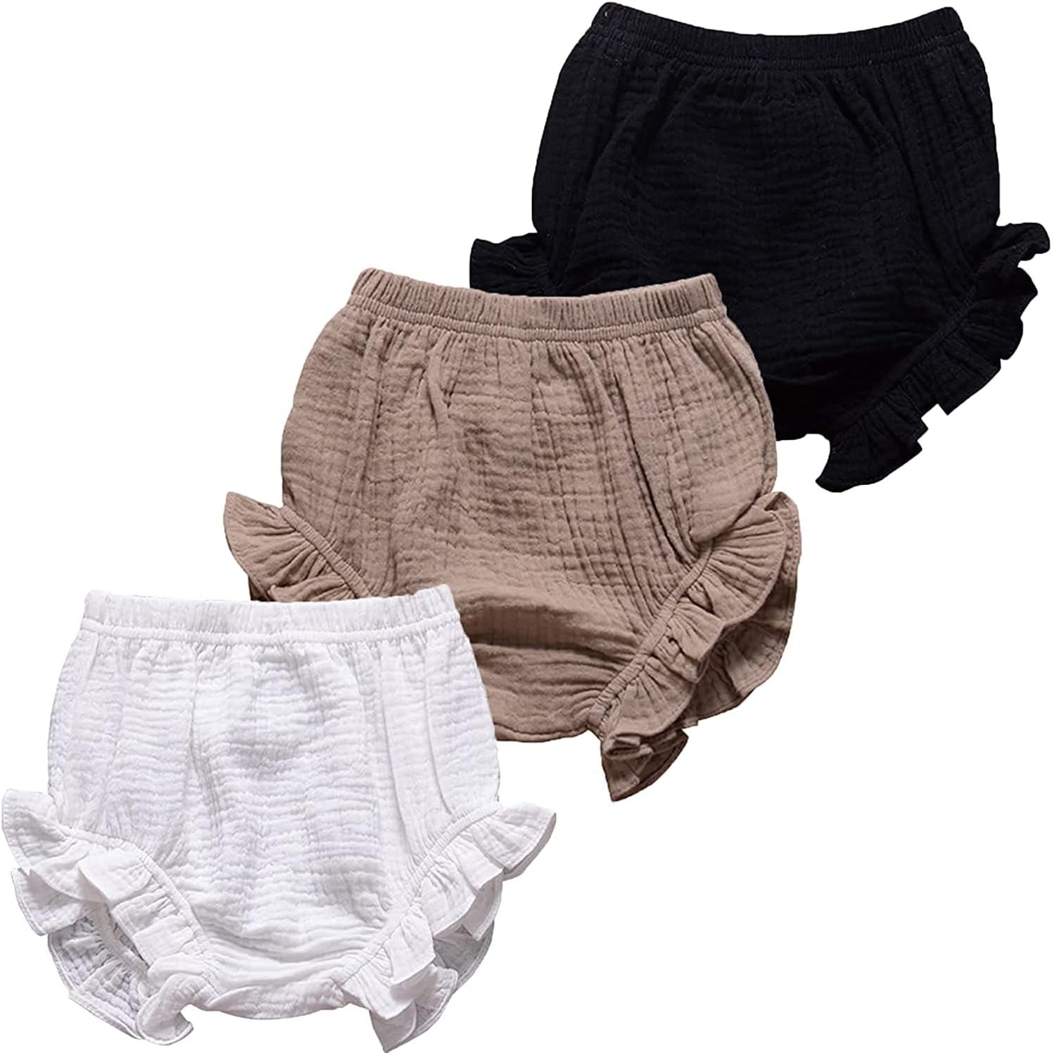 Cotton Ruffle Shorts for Babies
