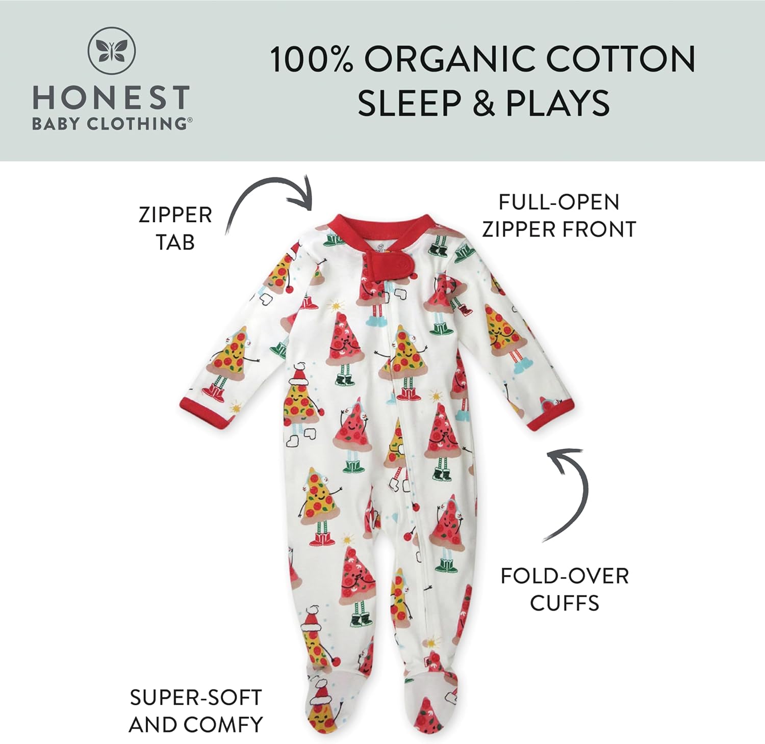 Honest Baby 100 Organic Pajamas