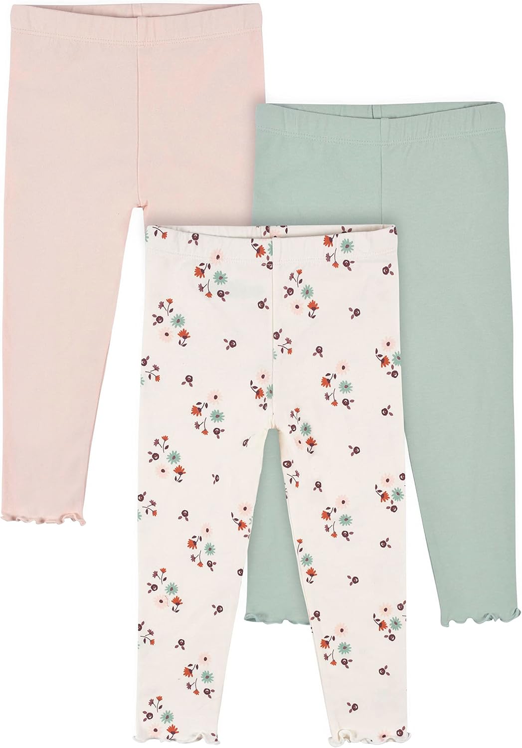 Gerber Baby Girls Toddler Premium Comfort Leggings Multi-Pack of 3 XL