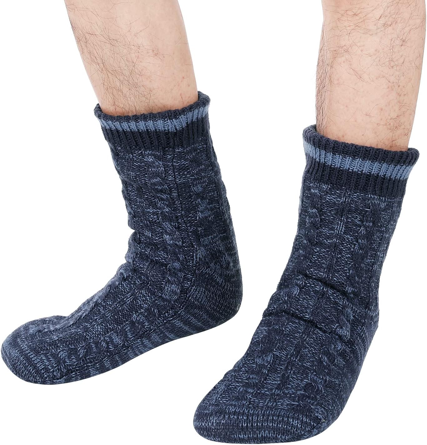 Winter Comfort Warm Fleece Slipper Socks for Men