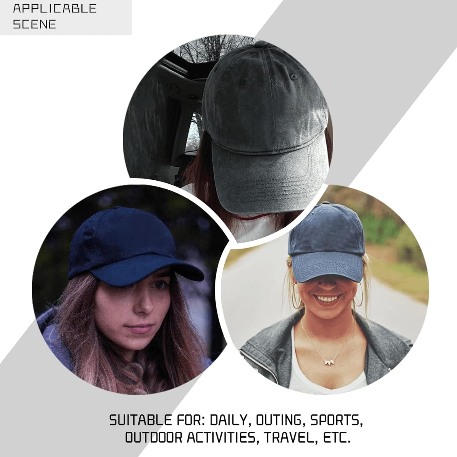 Struggle Is Real Gardening Hat in Black for Men and Boys