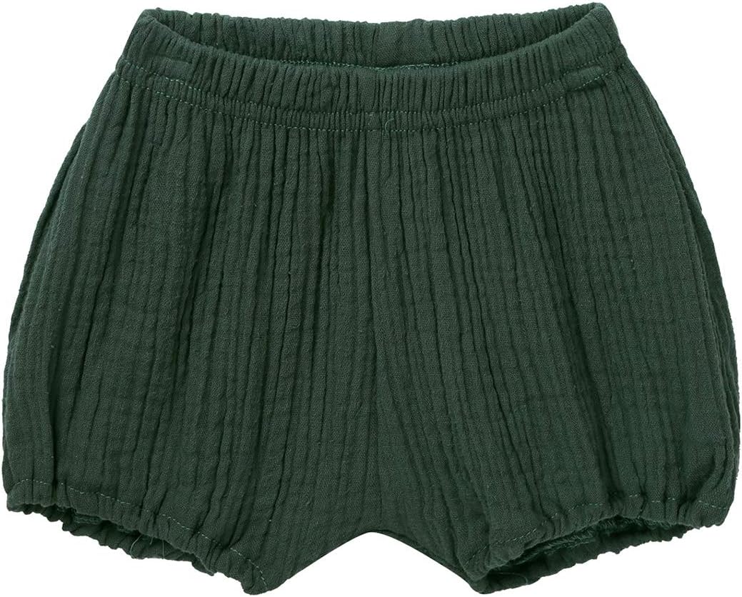 High-Quality Diaper Cover Linen Blend Shorts for Babies