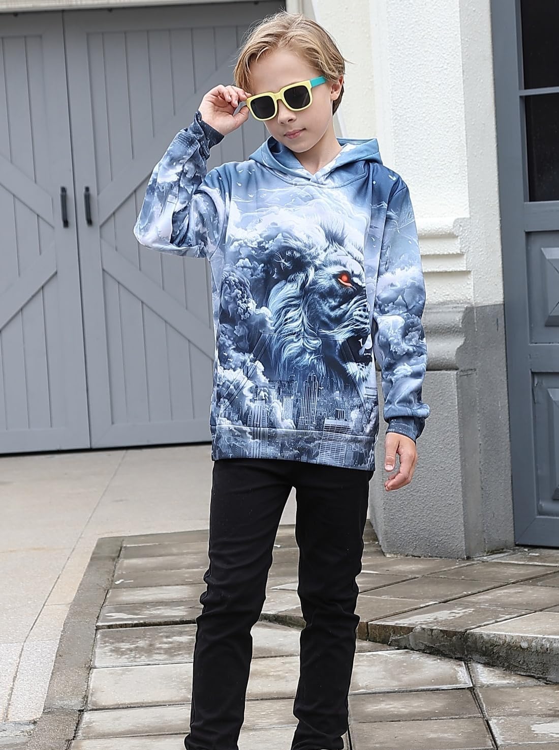 3D Printed carcass Hoodie for Boys and Girls