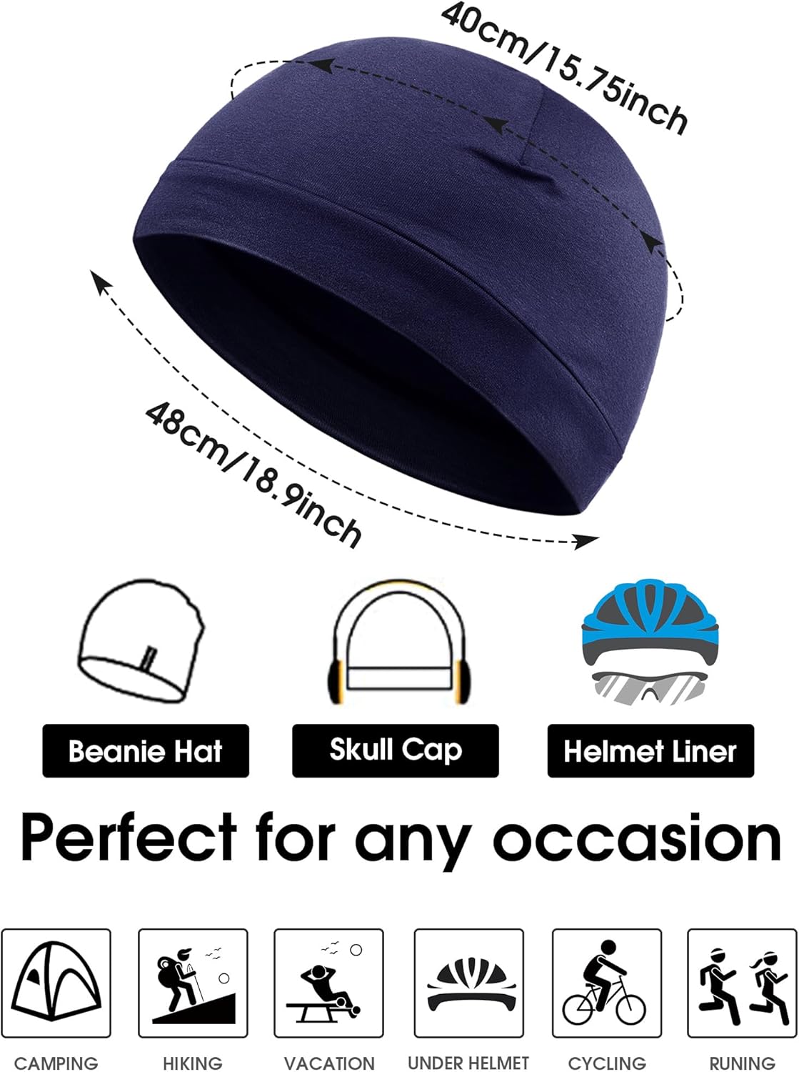 Syhood 4-Piece Skull Caps