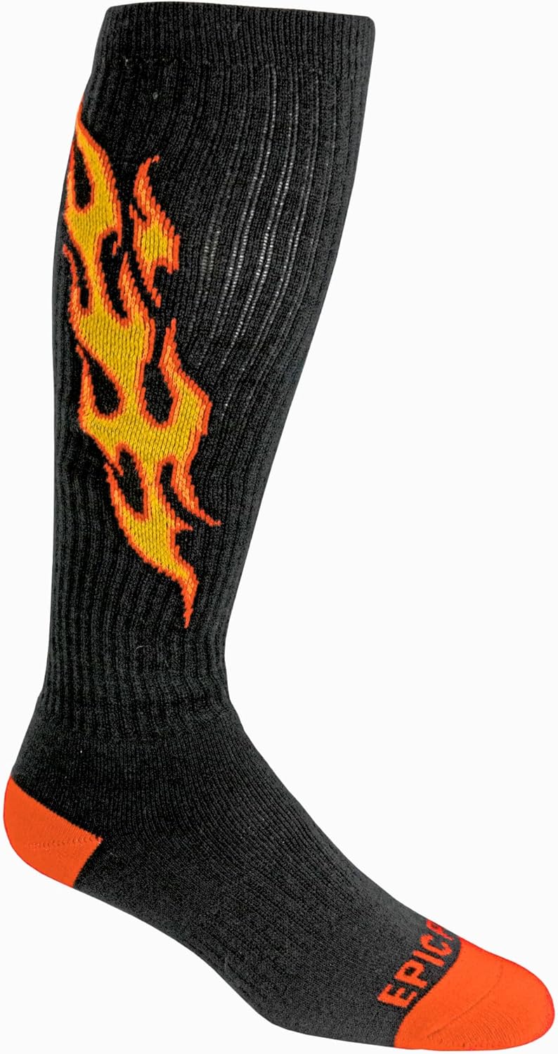Epic Youth Flame KneehighSocks Pair