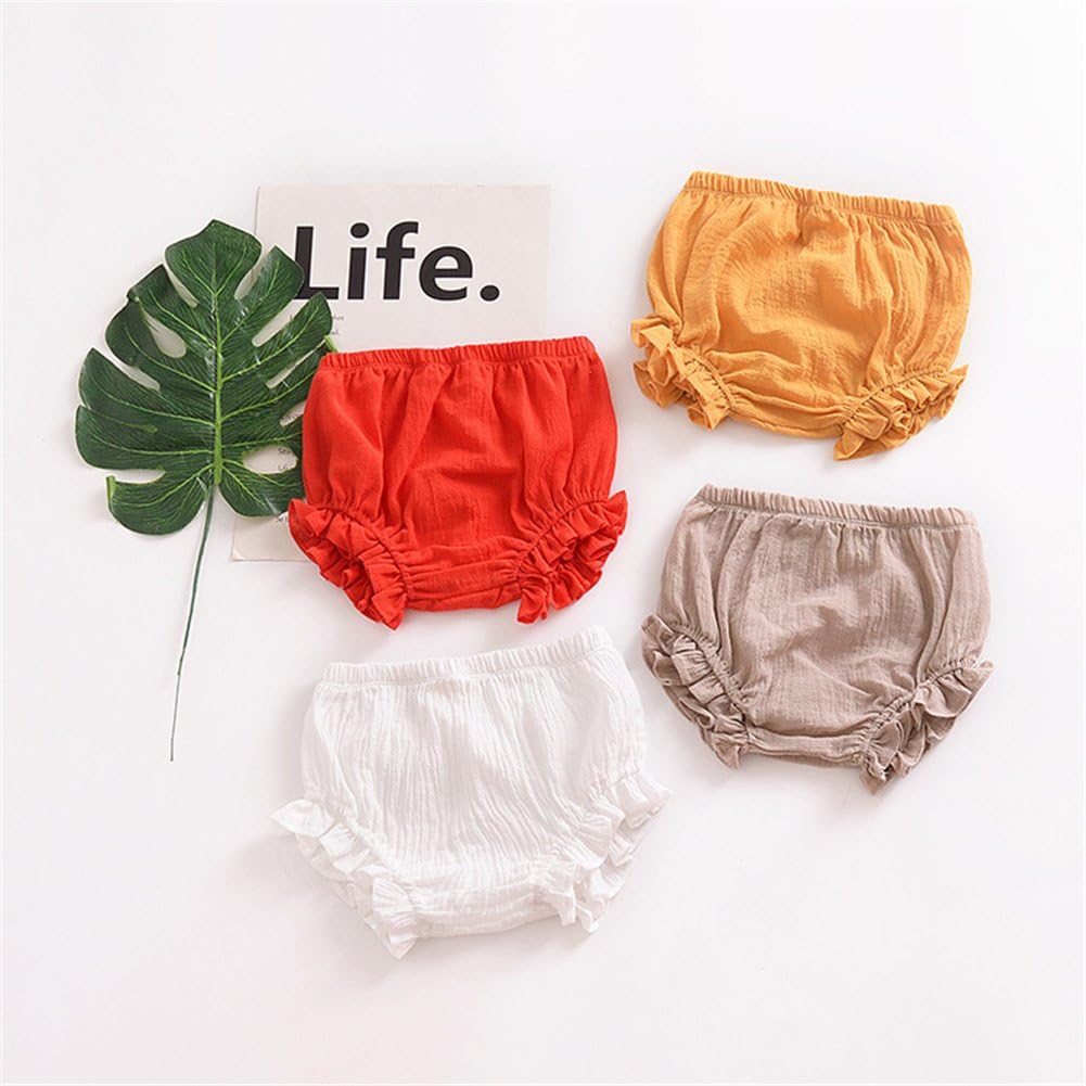 LOOLY Baby Bloomers Soft Cotton Linen Short for Kids
