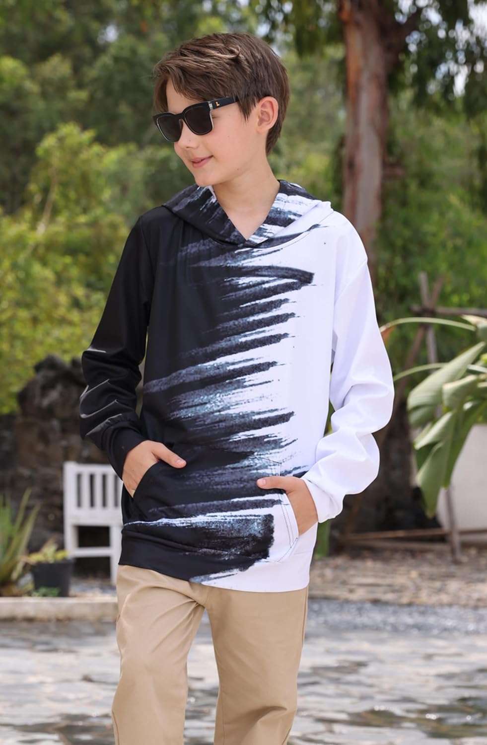 Lovekider Boys 3D Pullover with Big Pockets