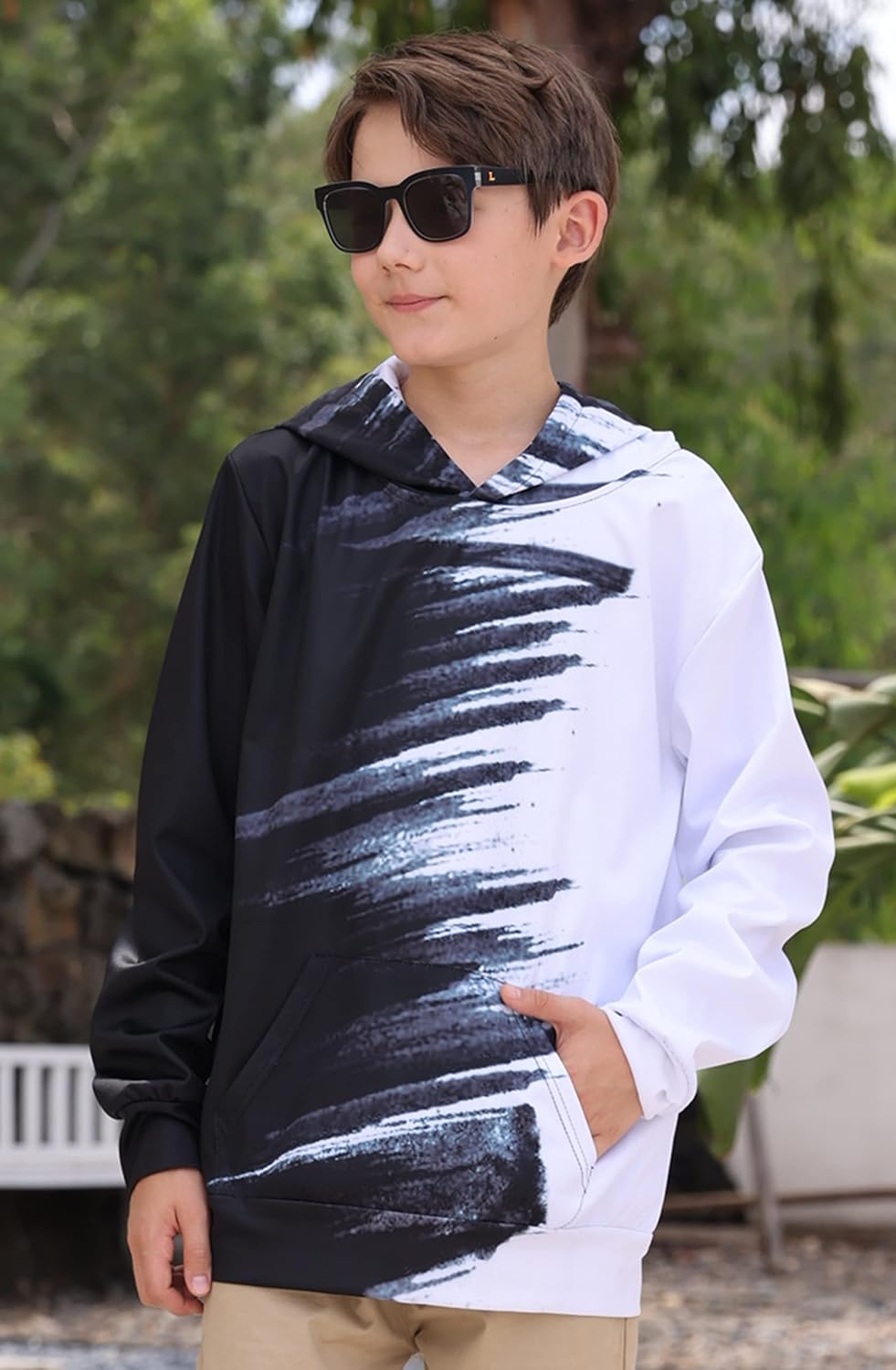 Lovekider Boys 3D Pullover with Big Pockets