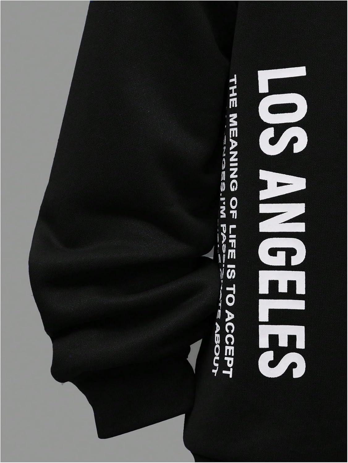 SOLY HUX Letter Graphic Pullover