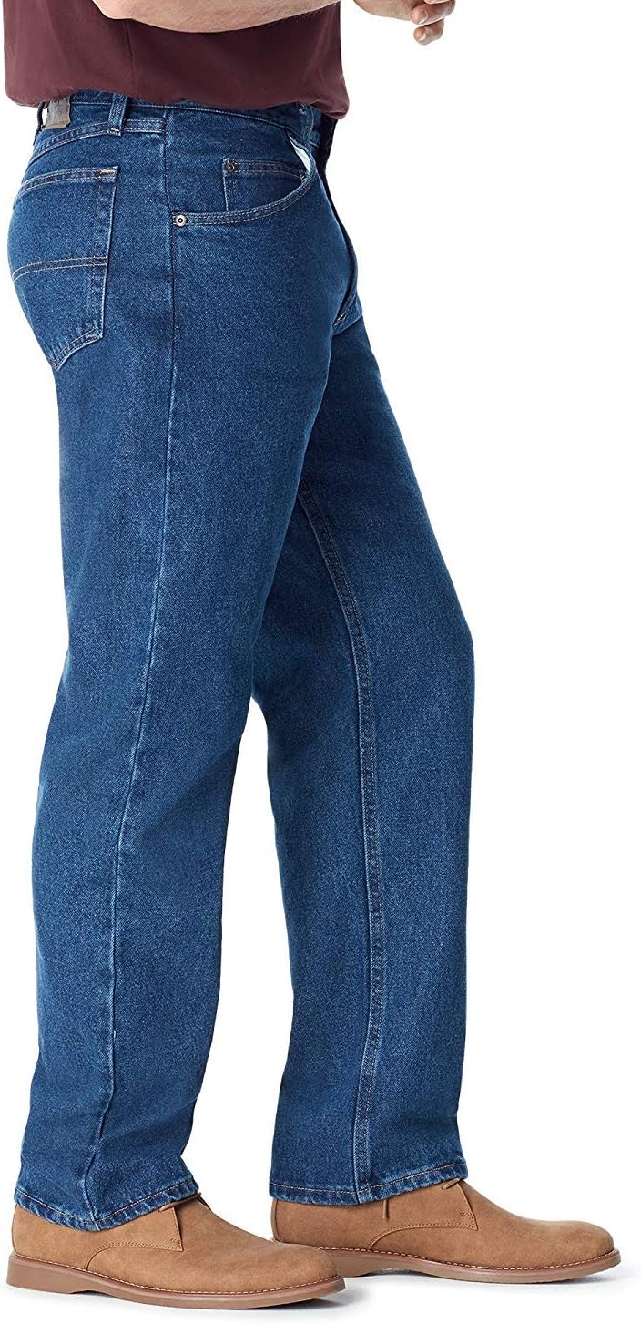 Wrangler Authentics Mens Classic 5-Pocket Relaxed Fit Cotton Jean