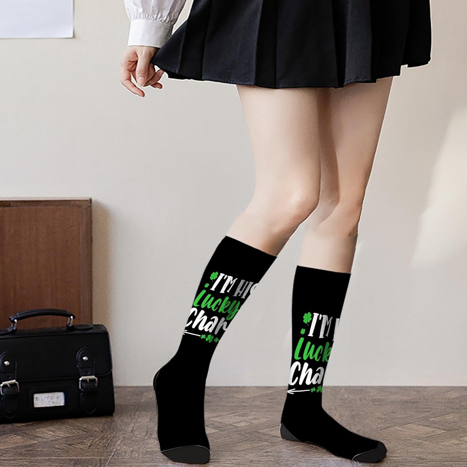 St Patricks Day Couple Socks for Him Hers