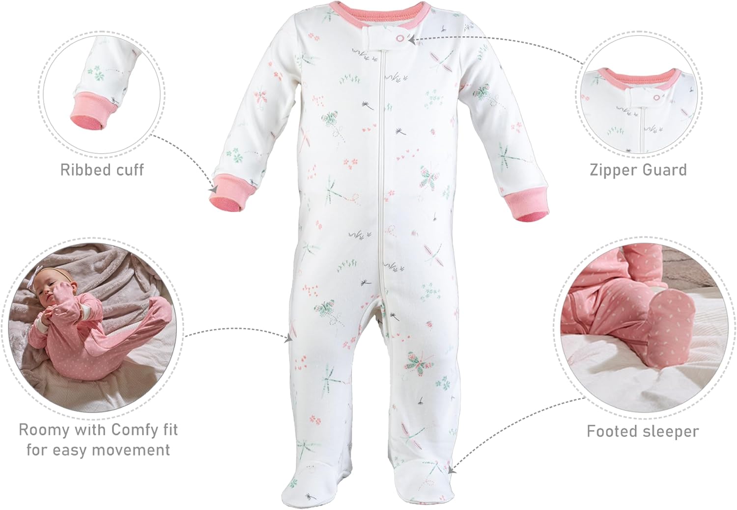 4-Piece Cozy Sleepwear Set for Babies