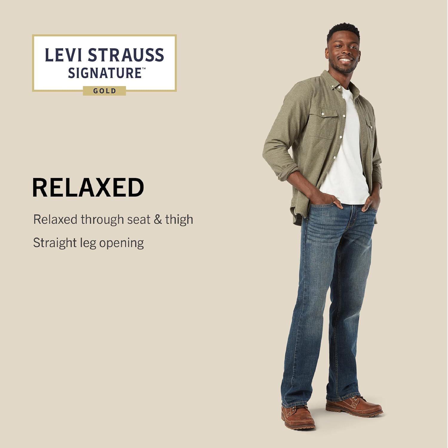 Levi Strauss Signature Gold Relaxed Fit Jeans