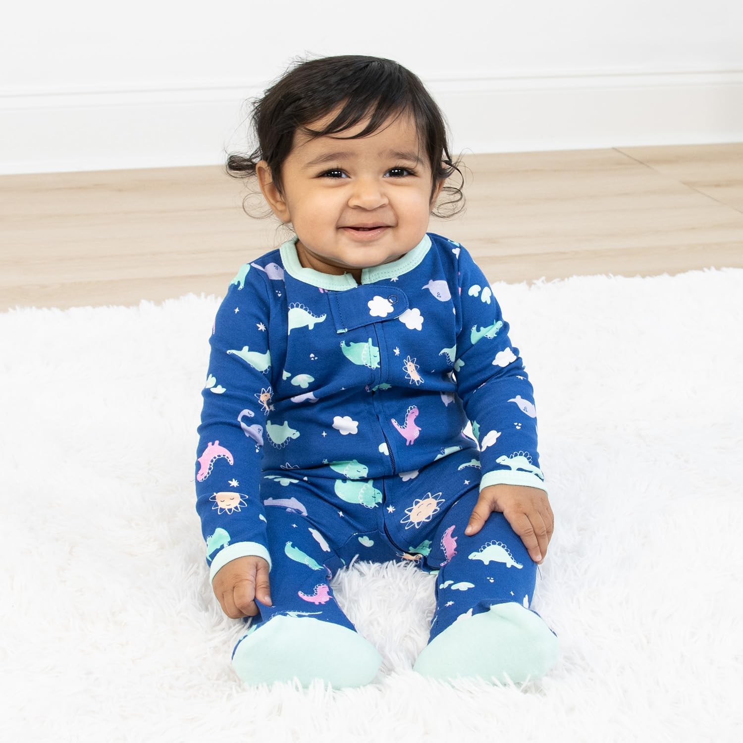 The Peanutshell Baby GirlsSleepers Rompers Soft Cozy Stylish for Newborns