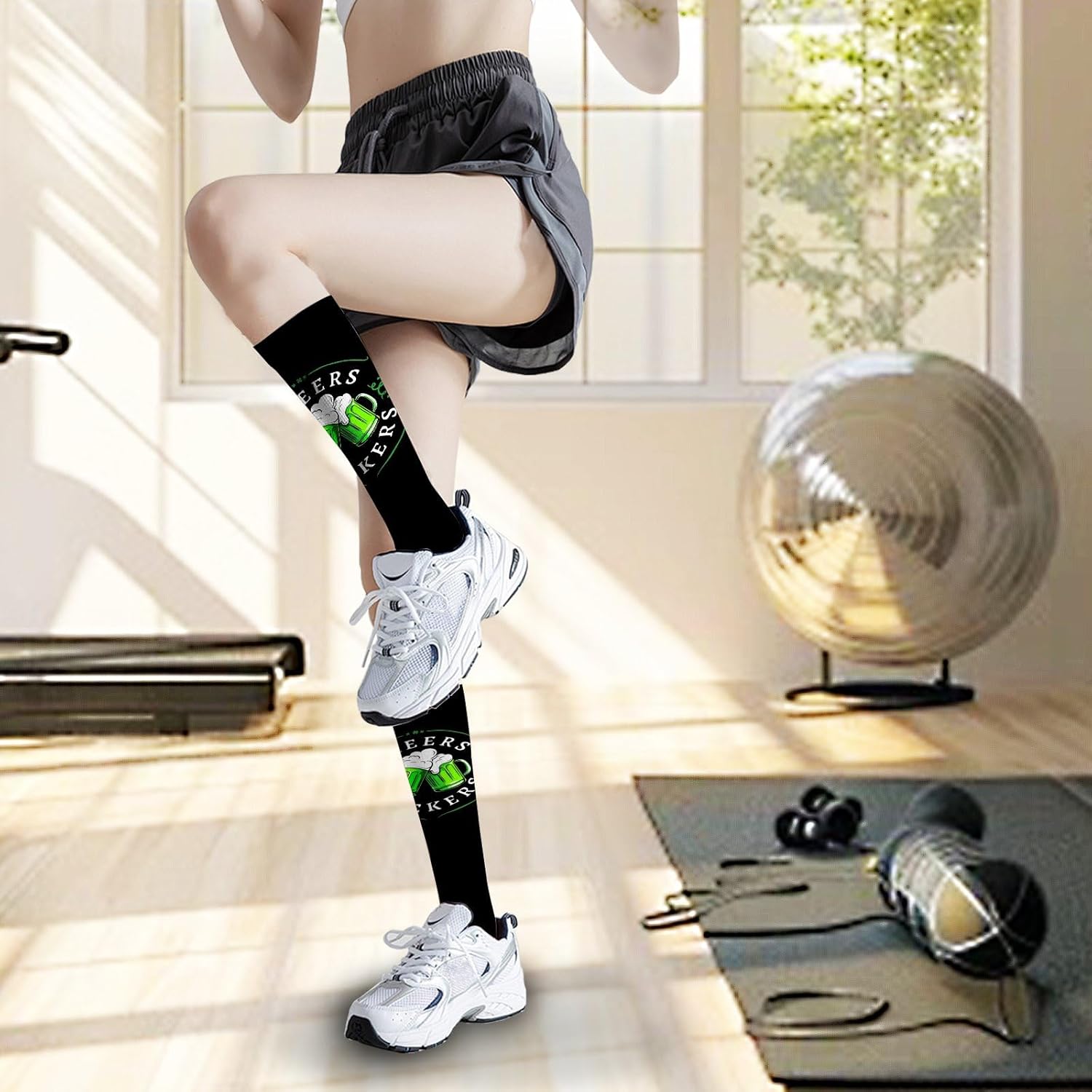 Cheers Fckers St Pattys Day Socks for Men Women
