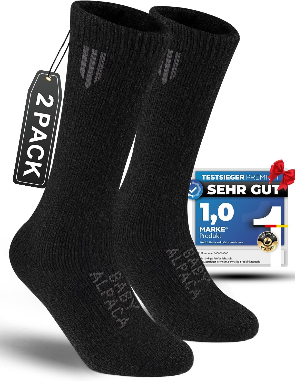 Alpaca Wool Thermal Socks for Warm Success in Winter Hunting