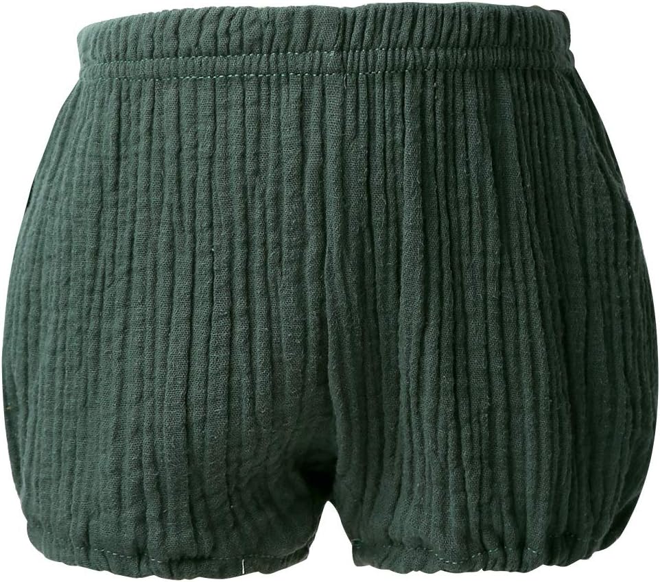 High-Quality Diaper Cover Linen Blend Shorts for Babies
