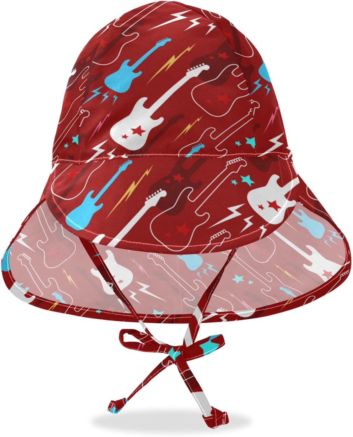 PigSaly Adjustable Toddler Sun Hat Bucket with Wide Brim