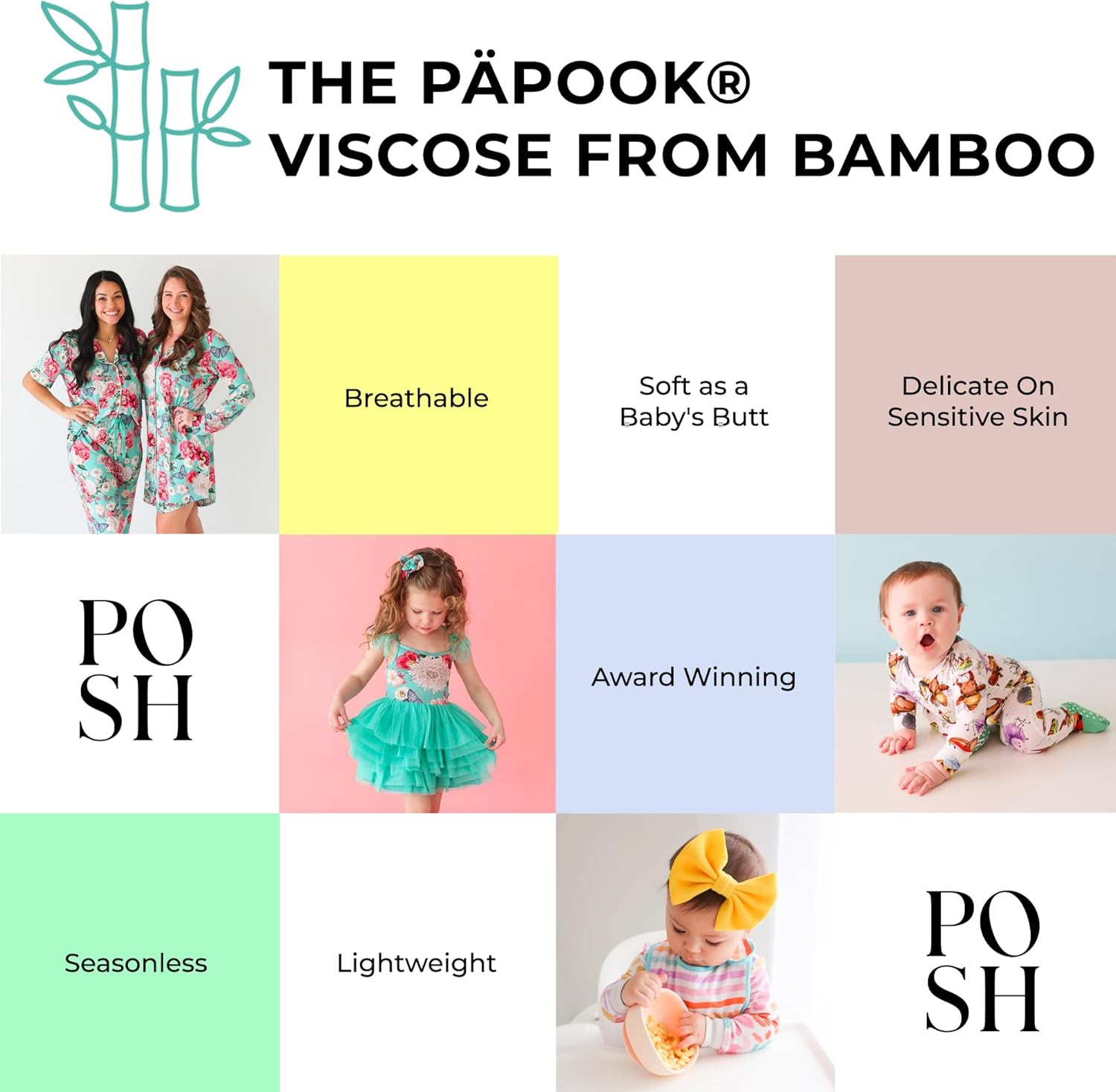 Posh Peanut Footless Baby Pajamas