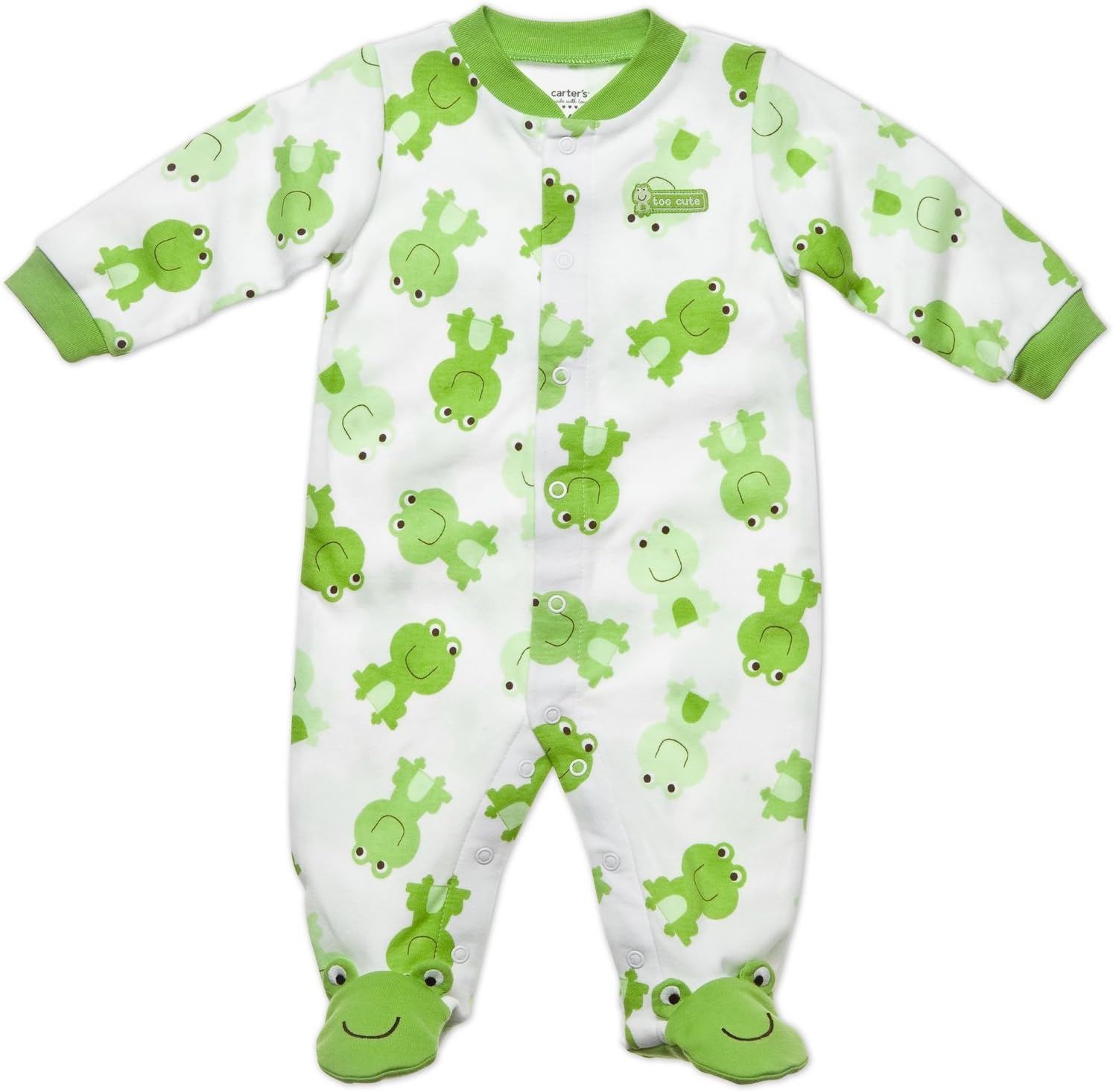 Carters LS Perfect Sleep N Play - Green Frogs