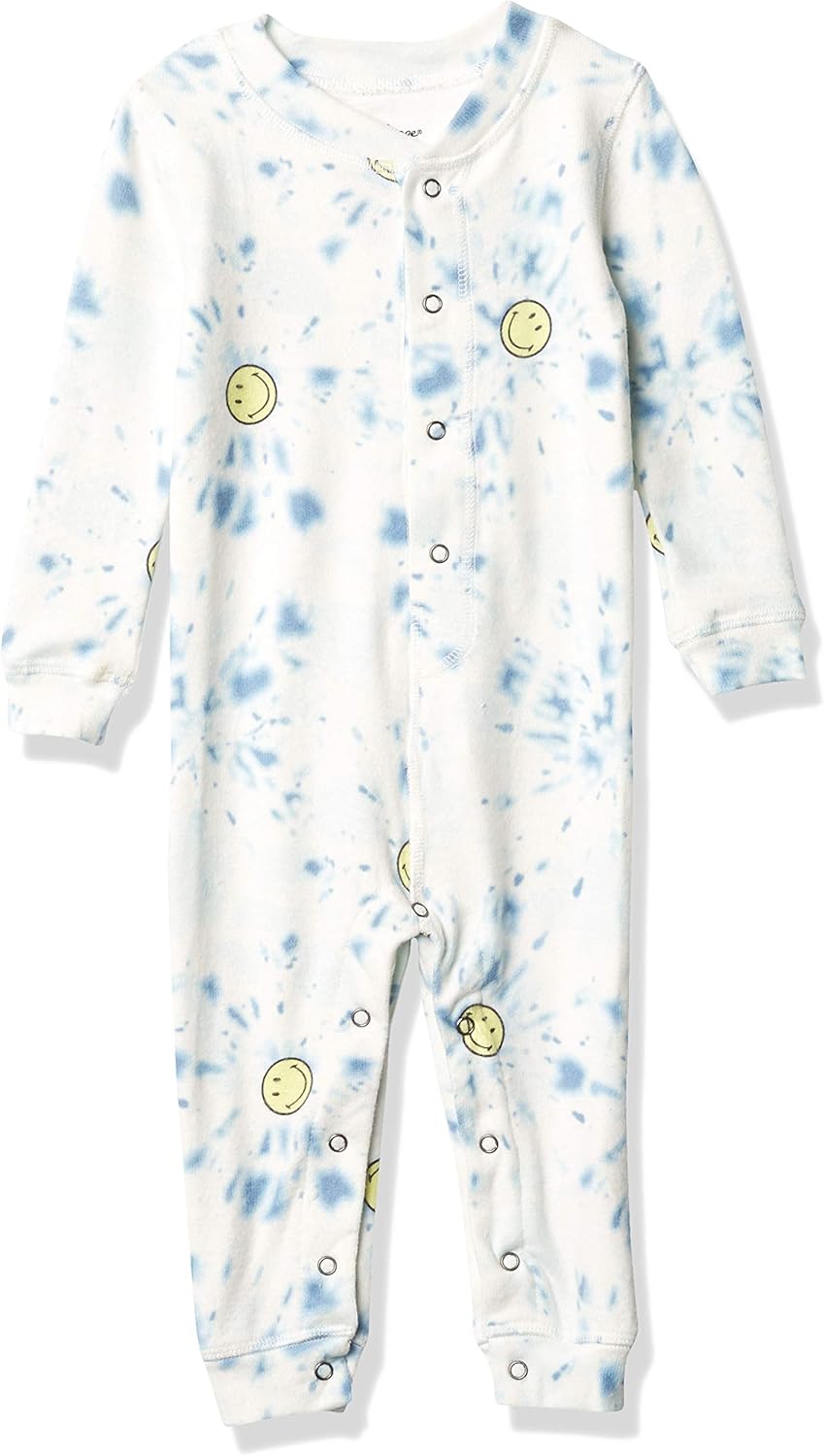 PJ Salvage Baby Kids Long Sleeve Peachy Romper