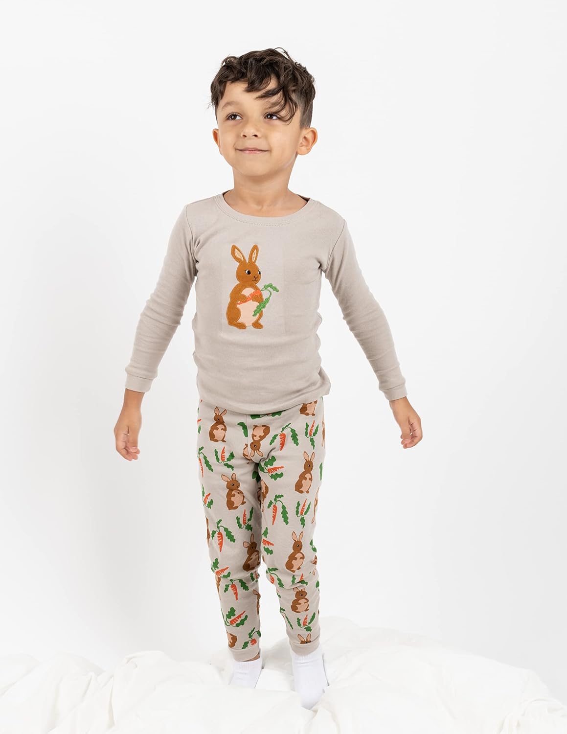 Leveret Kids Pajamas Christmas Prints for Boys Girls
