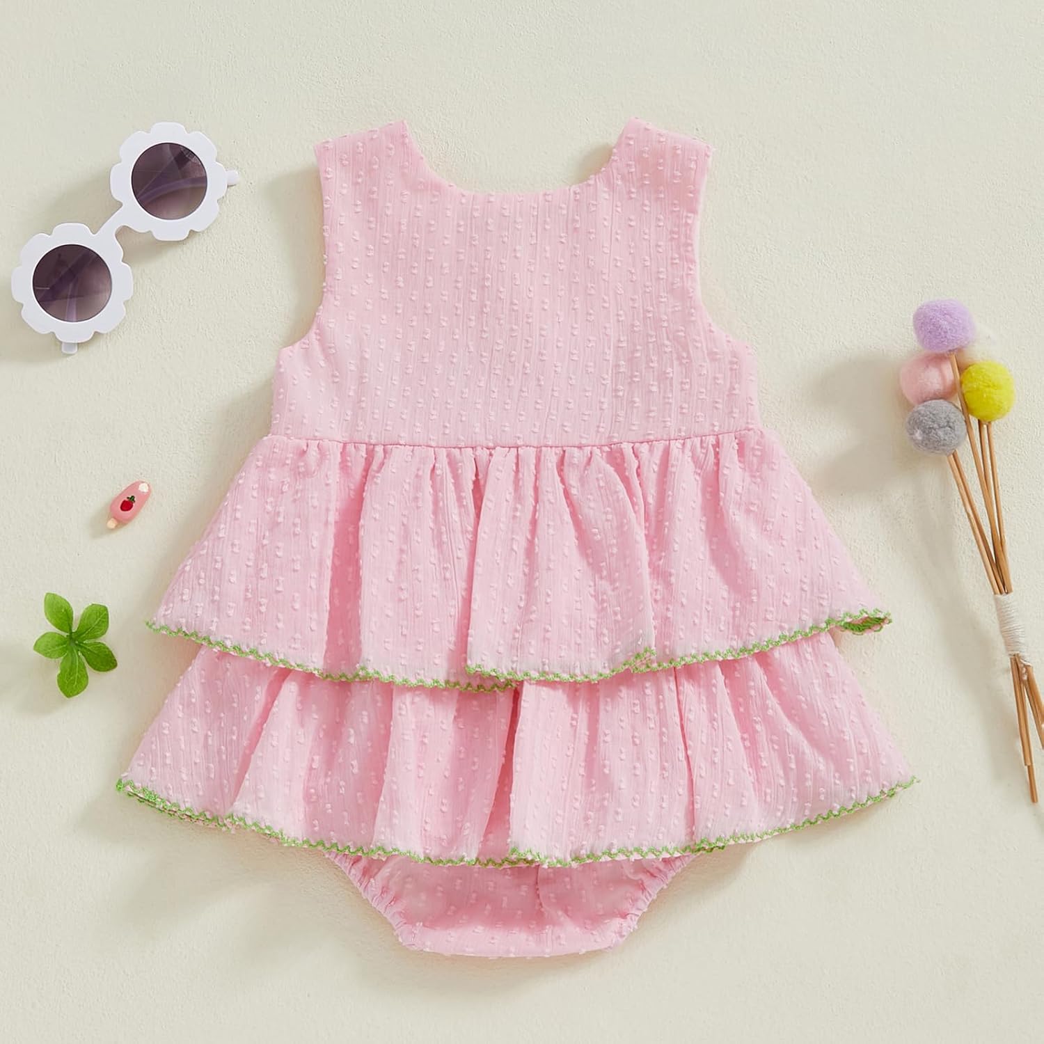 Emmababy - Baby Girl Summer Romper Dress