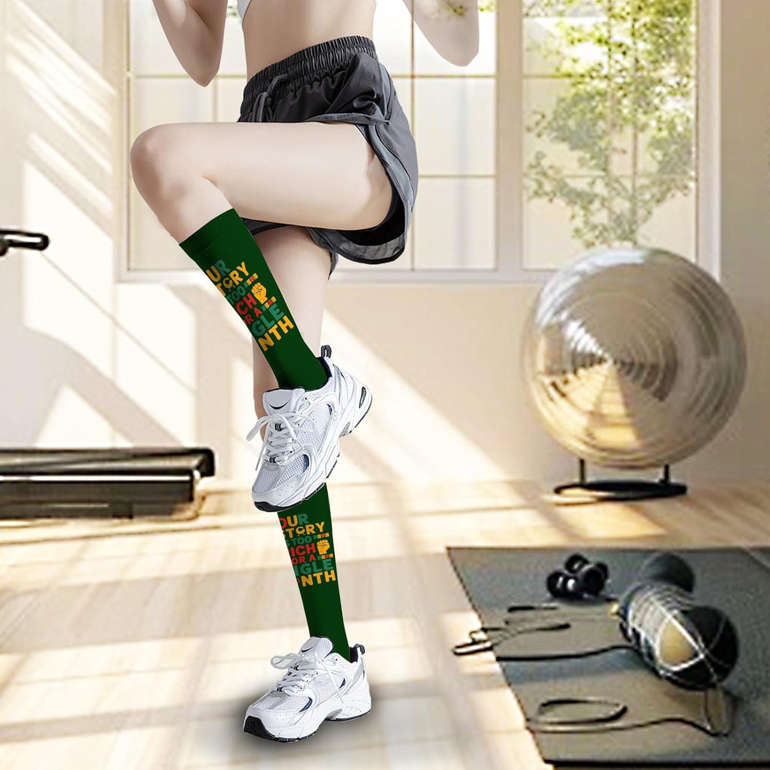 Casual Fun Thigh-High Socks for Men Women