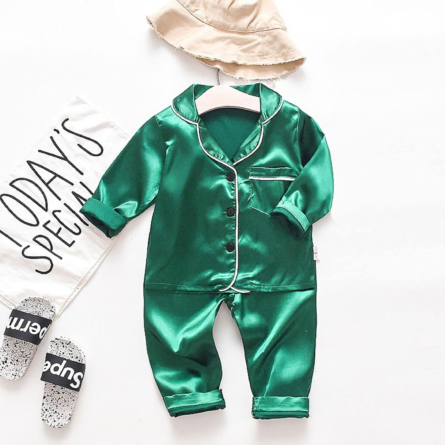 Unisex Pajama Set for Kids Boys Size 3 T