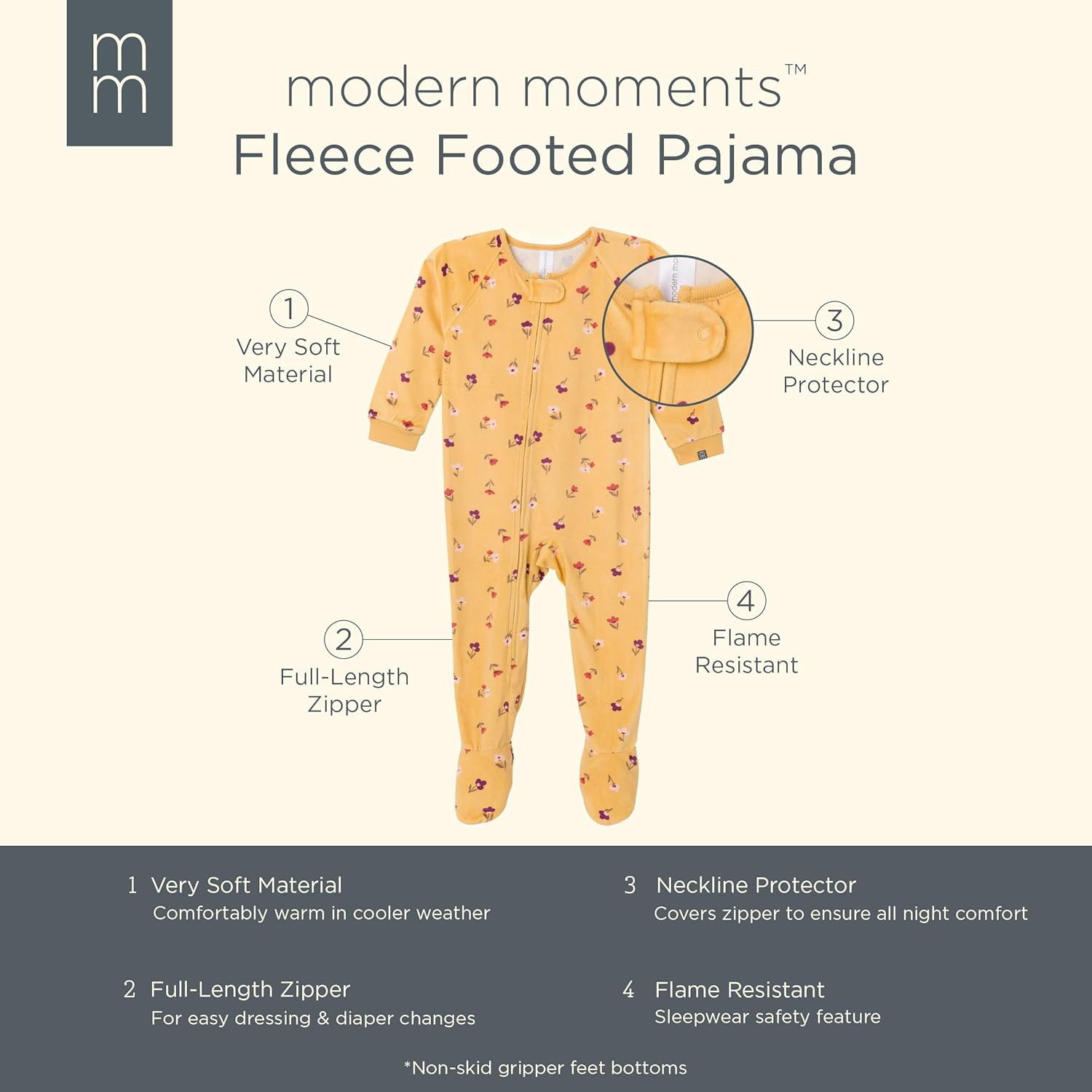 Happy Nap with Modern Moments byGerber Baby Bunny Fleece