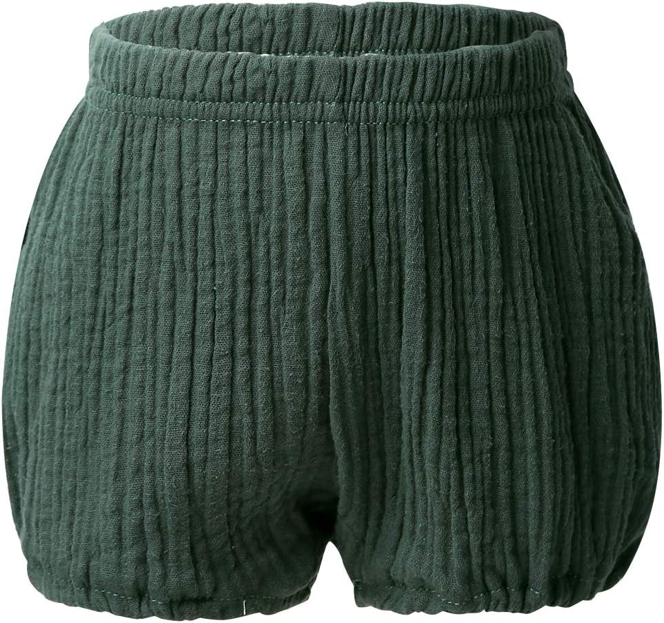 High-Quality Diaper Cover Linen Blend Shorts for Babies