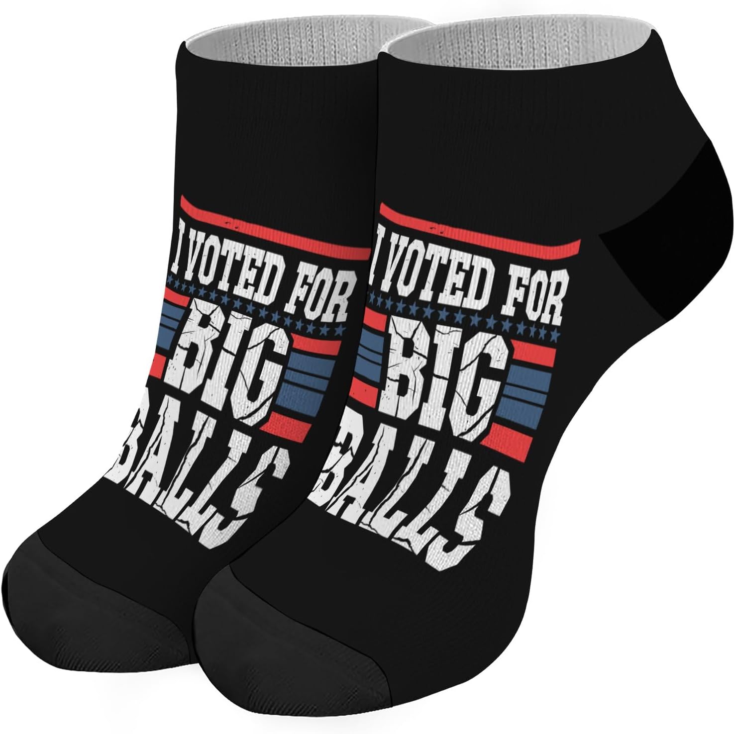 I Voted For Big Ballss Thigh High Socks