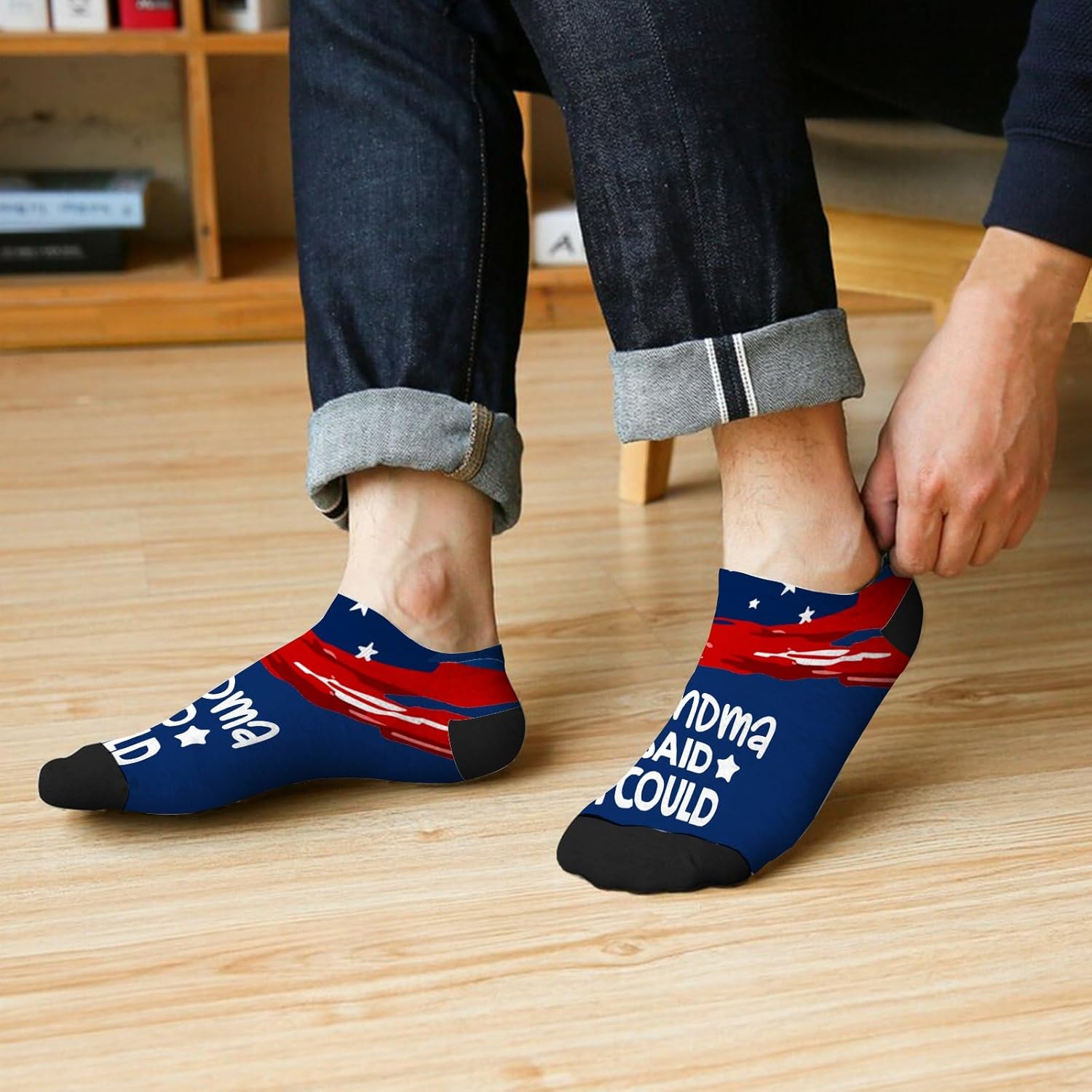 Stylish Ankle Socks for Grandchildren Easy-Fit Design