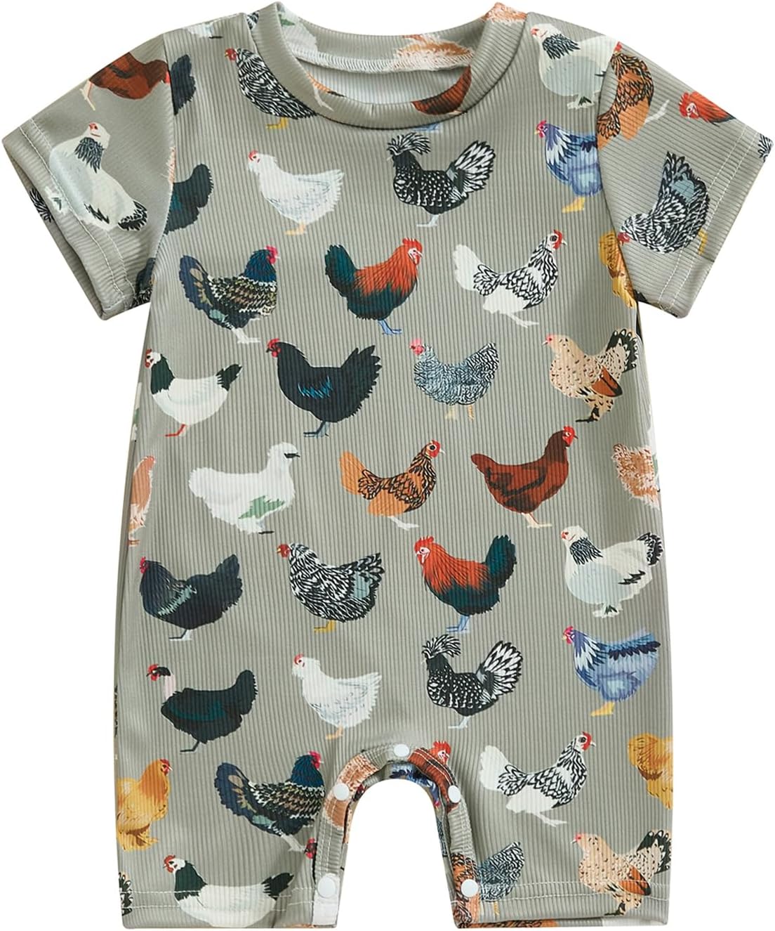 Soft Country Cow Romper for Babies