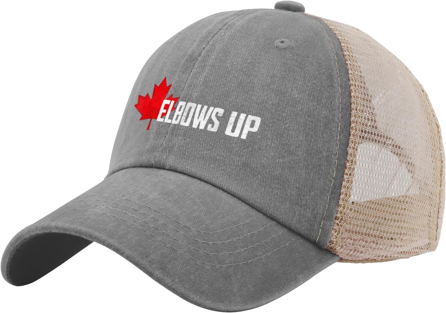 Elbows Up Canada Funny Trucker Hat for Men