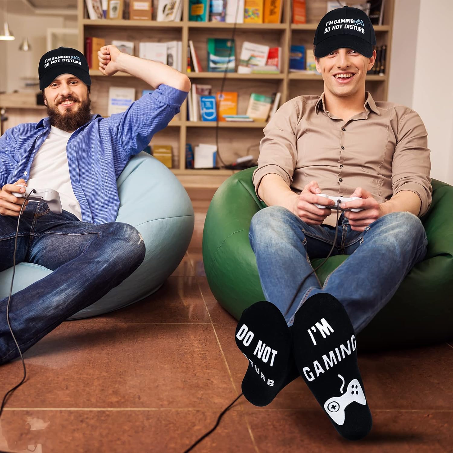 Gamer Gift Set Beanie Hat Socks for Men Teens
