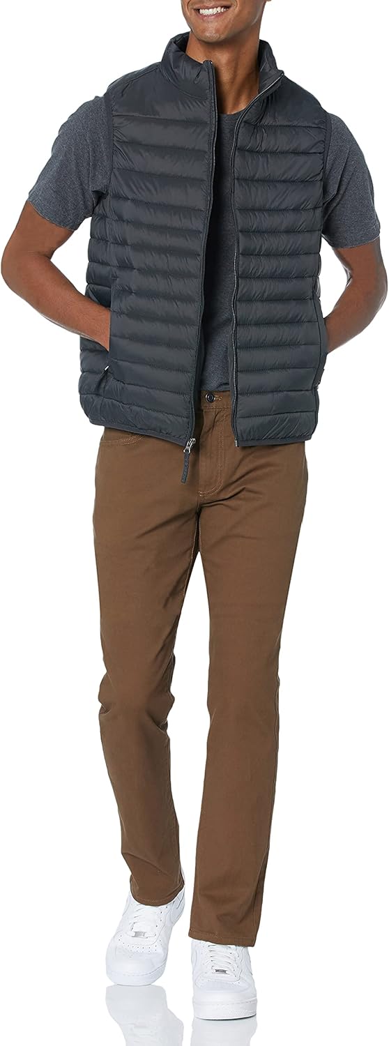 Amazon Essentials Perfect Flex Slim-Fit 5-Pocket Pants Mens Stretch Twill Design