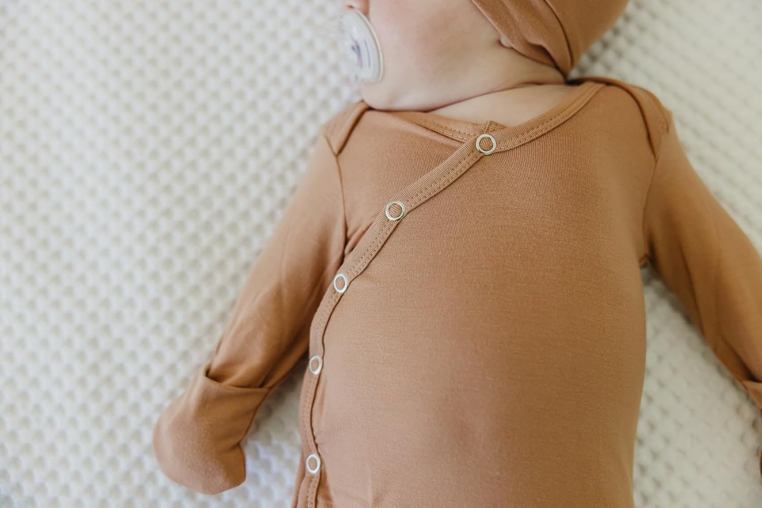Adorable Newborn Gown Perfect for Growing Babies Copper Pearl
