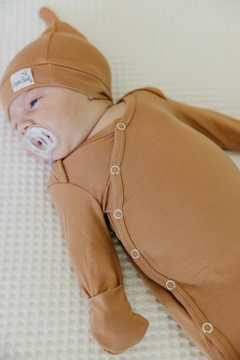 Adorable Newborn Gown Perfect for Growing Babies Copper Pearl