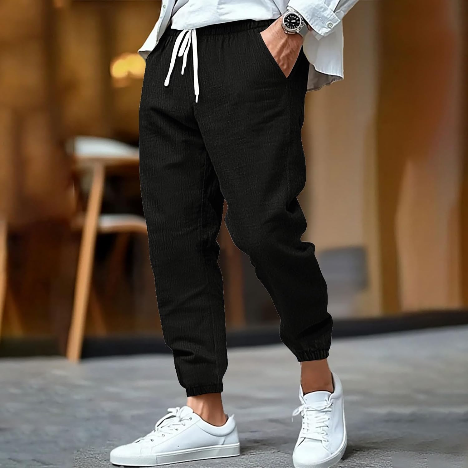 Stay Cool in Style - Summer Cotton Linen Pants
