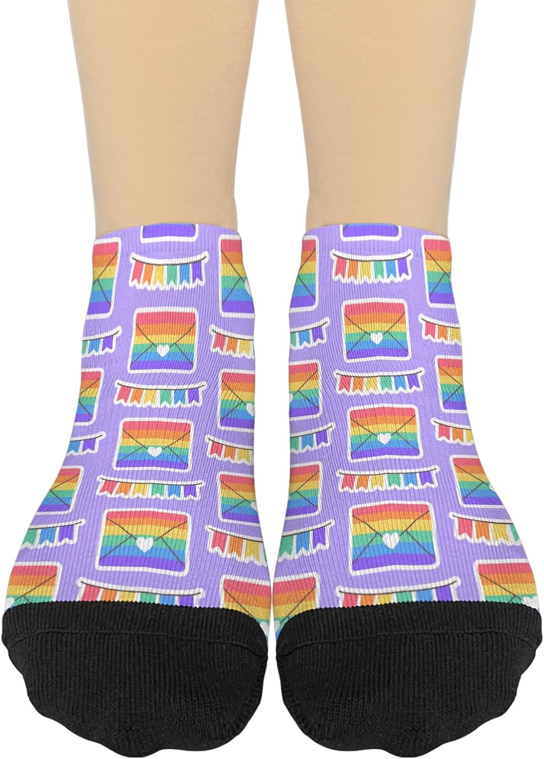 Rainbow LGBTQ Boys Ankle Socks Fashionable
