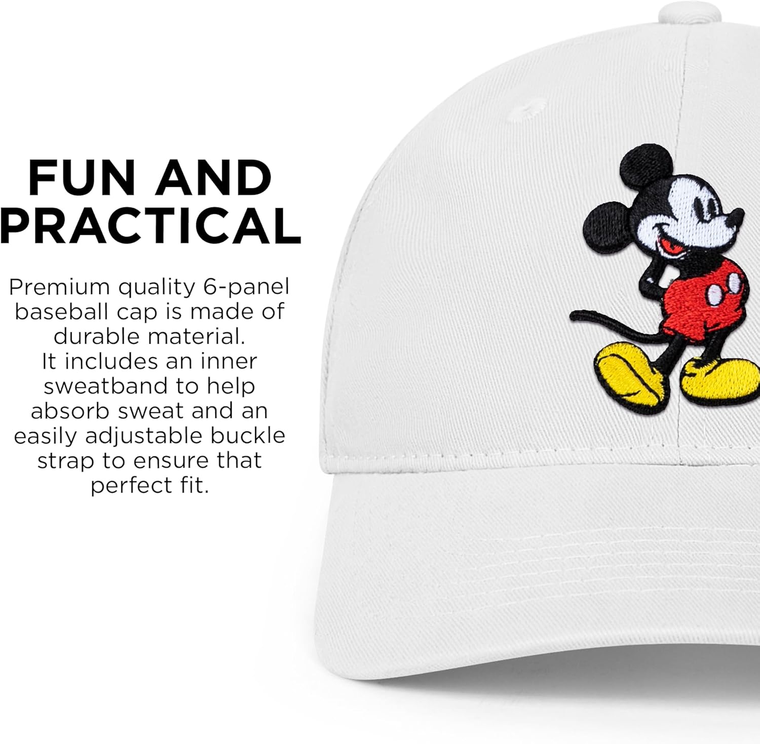 Adjustable Mickey Mouse Dad Baseball Cap