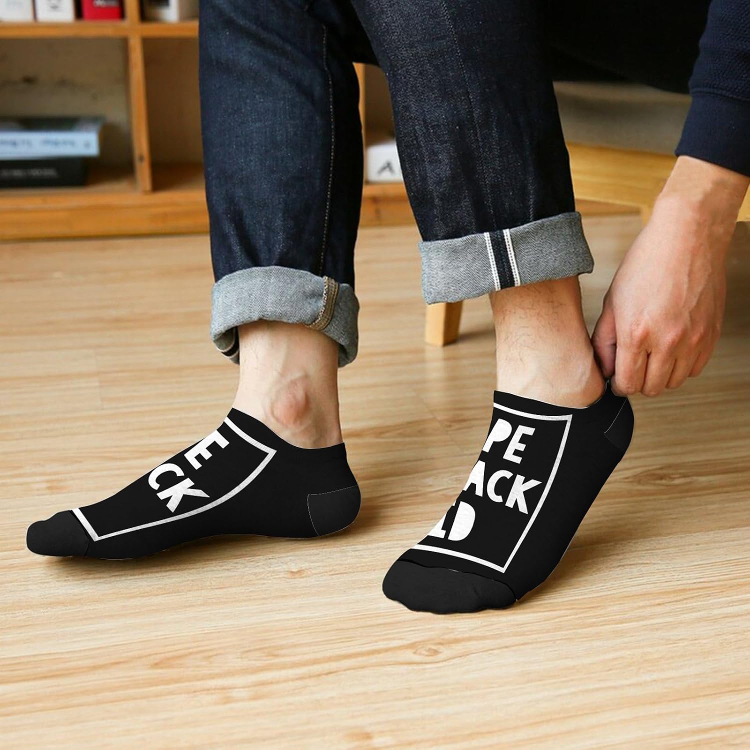Mens Black B Is For Brilliants Toddler Dress Socks