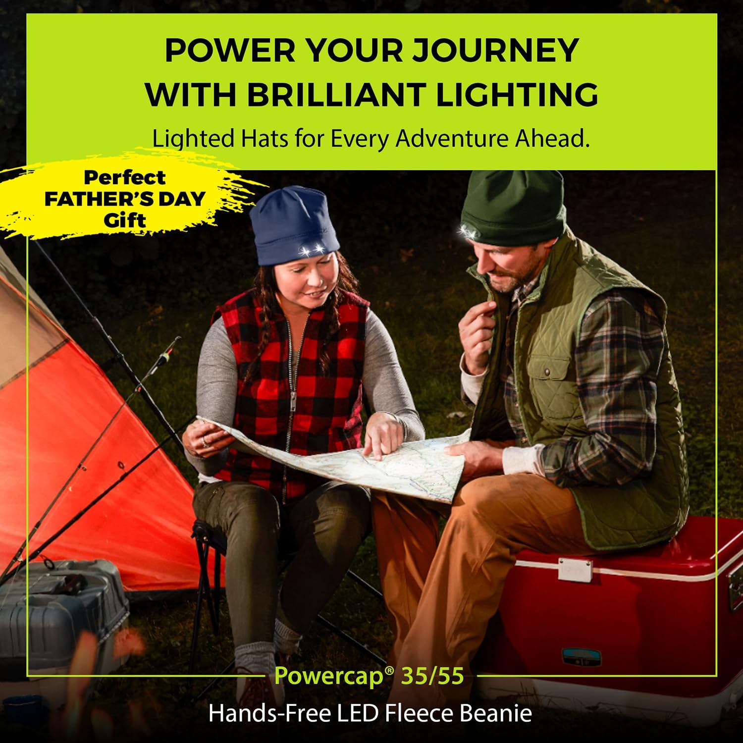 Panther Vision PowerCap LED Beanie Cap Bright Powerful Hands-Free Light